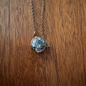 Beautiful Grey Lab Created Diamond Necklace🩵🩵🩵